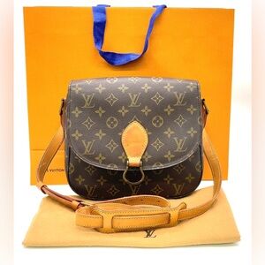 Auth Louis Vuitton Monogram Saint Cloud GM M51242 Shoulder bag W/bag